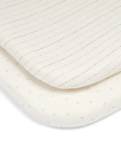 Harwell Nursery Bundle with Lua Bedside Crib (6 Piece) – White