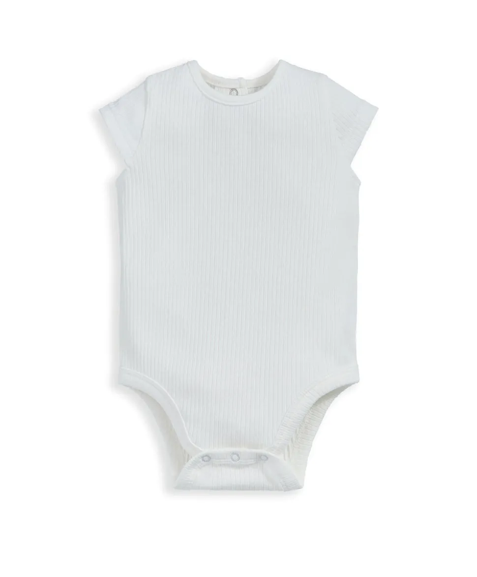 Hibiscus Shortsleeve Bodysuit & Romper Outfit Set