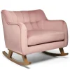 Hilston Cuddle Chair - Blush Velvet