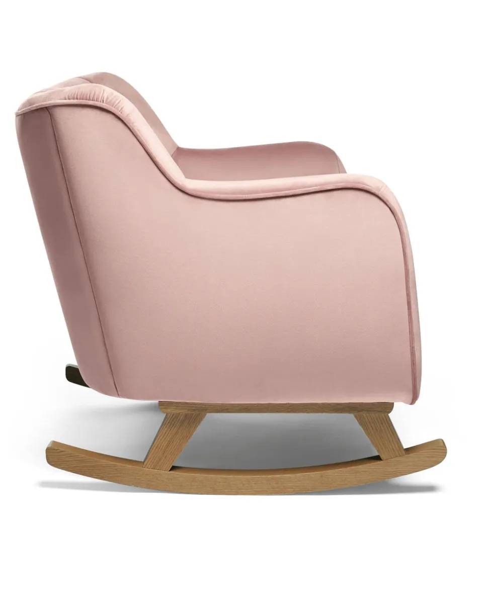 Hilston Cuddle Chair - Blush Velvet