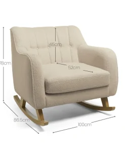 Hilston Cuddle Chair - Oatmeal Boucle