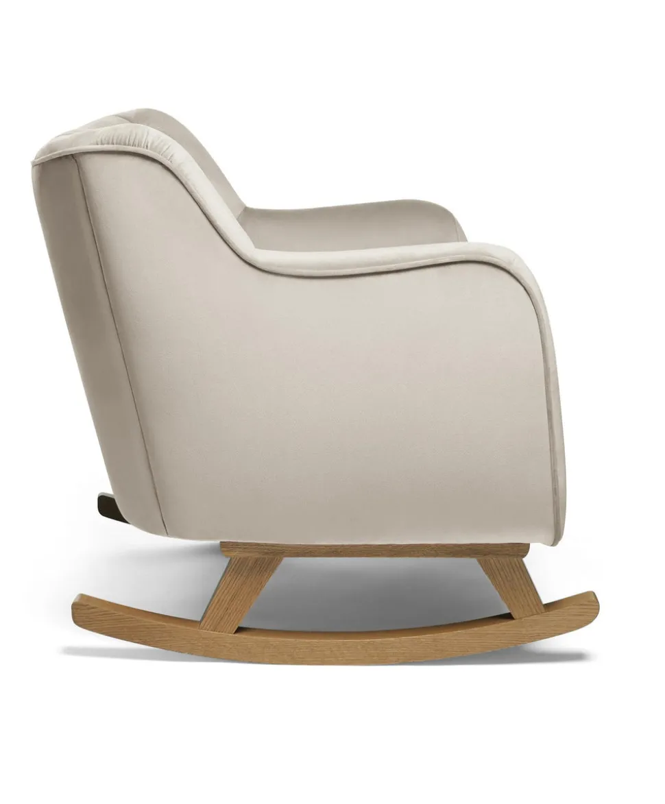 Hilston Cuddle Chair - Stone Velvet