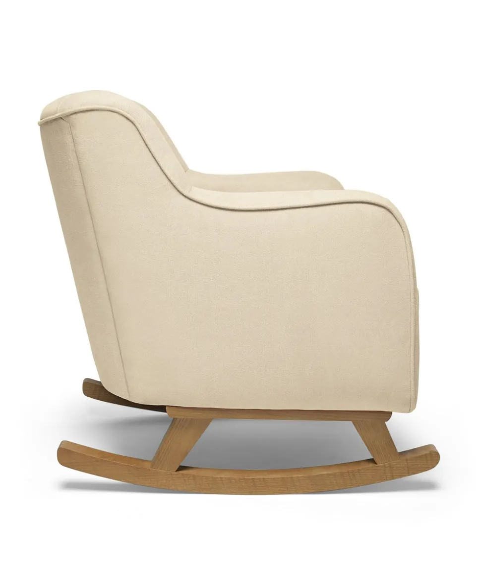 Hilston Nursing Chair & Footsool Set – Camel Woven