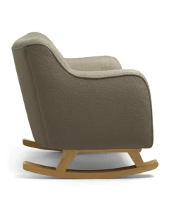 Hilston Nursing Chair & Footstool Set - Mink Boucle