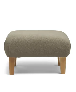 Hilston Nursing Chair & Footstool Set - Mink Boucle