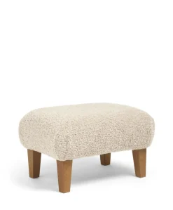 Hilston Nursing Chair & Footstool Set - Biscuit Teddy
