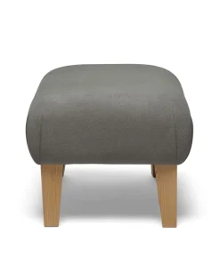 Hilston Nursing Chair & Footsool Set - Grey Woven