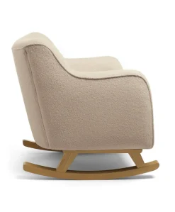 Hilston Nursing Chair & Footsool Set - Oatmeal Boucle