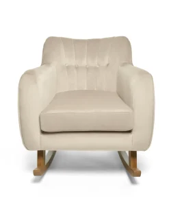 Hilston Nursing Chair - Latte Velvet