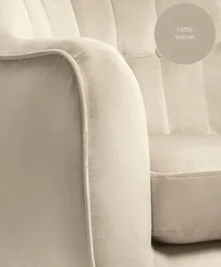 Hilston Nursing Chair - Latte Velvet