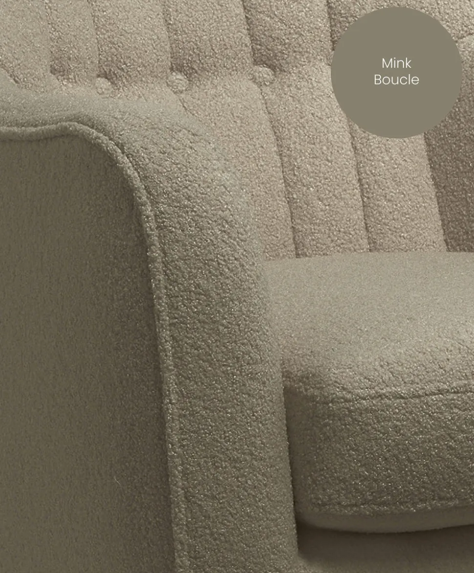 Hilston Nursing Chair - Mink Boucle