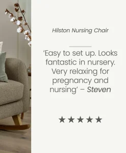 Hilston Nursing Chair - Mink Boucle
