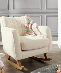 Hilston Nursing Chair - Off White Boucle