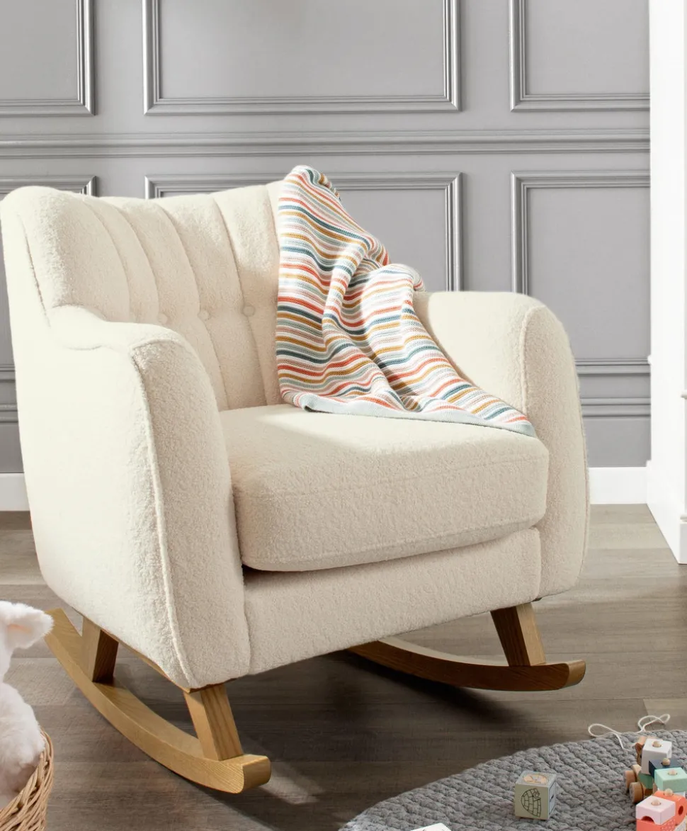 Hilston Nursing Chair - Off White Boucle