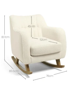 Hilston Nursing Chair - Off White Boucle