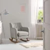 Hilston Nursing Chair - Silver Woven