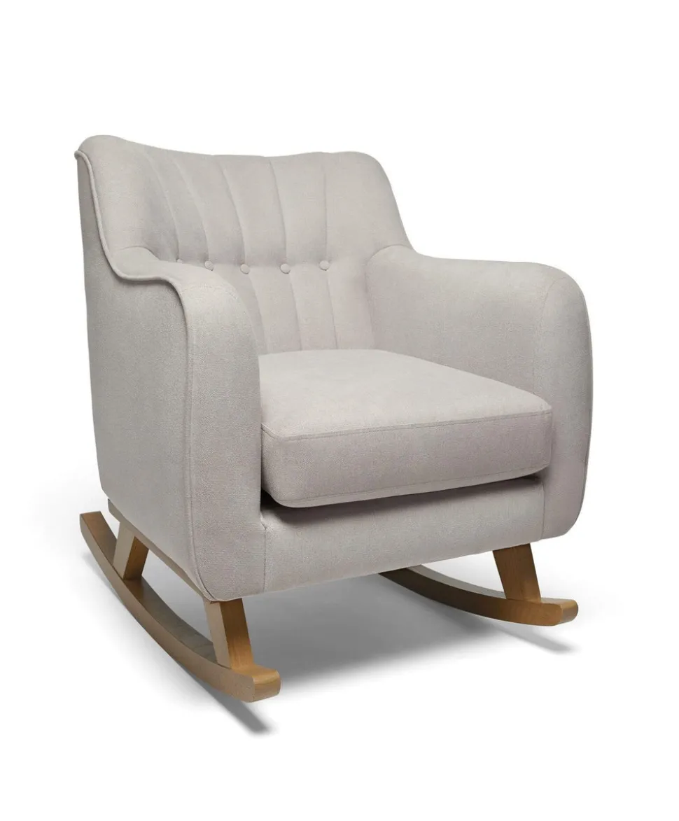 Hilston Nursing Chair - Silver Woven