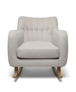 Hilston Nursing Chair - Silver Woven