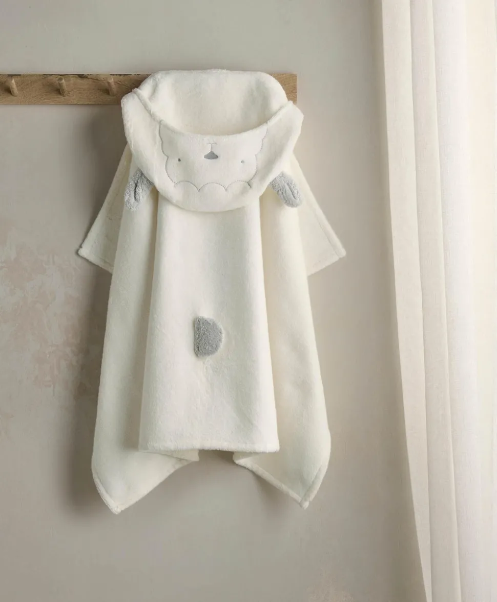 Hooded Baby Towel - Lamb