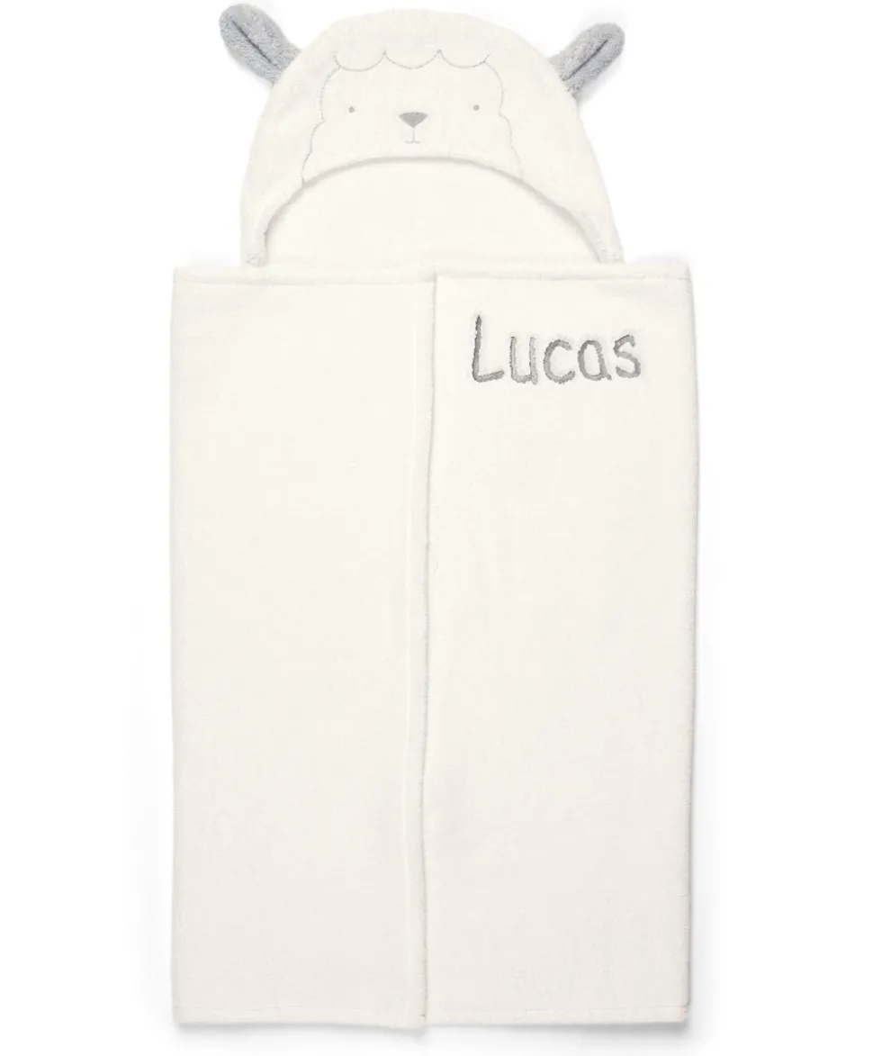 Hooded Baby Towel - Lamb
