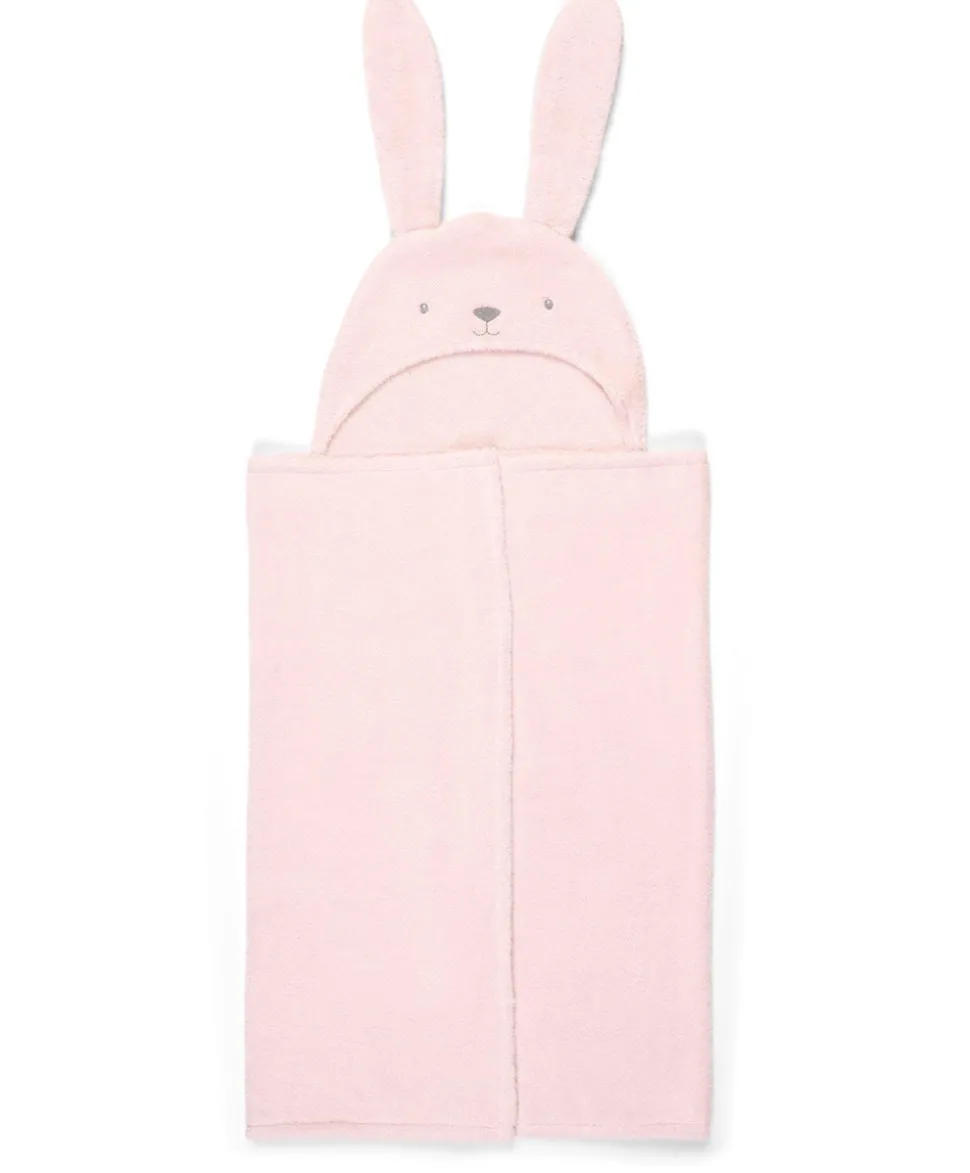 Hooded Baby Towel - Pink Bunny
