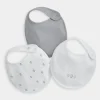 Hot Air Balloon Print Bibs (Set of 3)