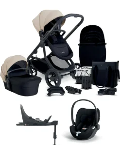 iCandy Orange4 Pushchair Bundle with Cloud T Car Seat & Base - Latte