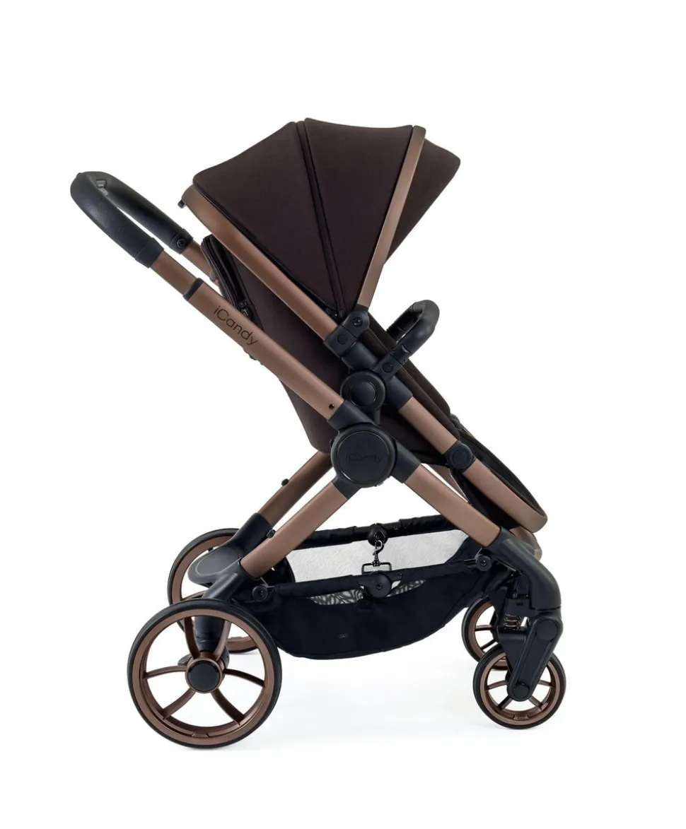 iCandy Peach 7 Complete Pushchair Bundle with iCandy Cocoon Car Seat - Pecan