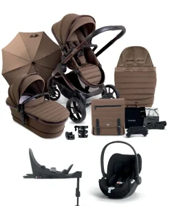 iCandy Peach 7 Complete Pushchair Bundle with Cybex Cloud T Car Seat - Coco