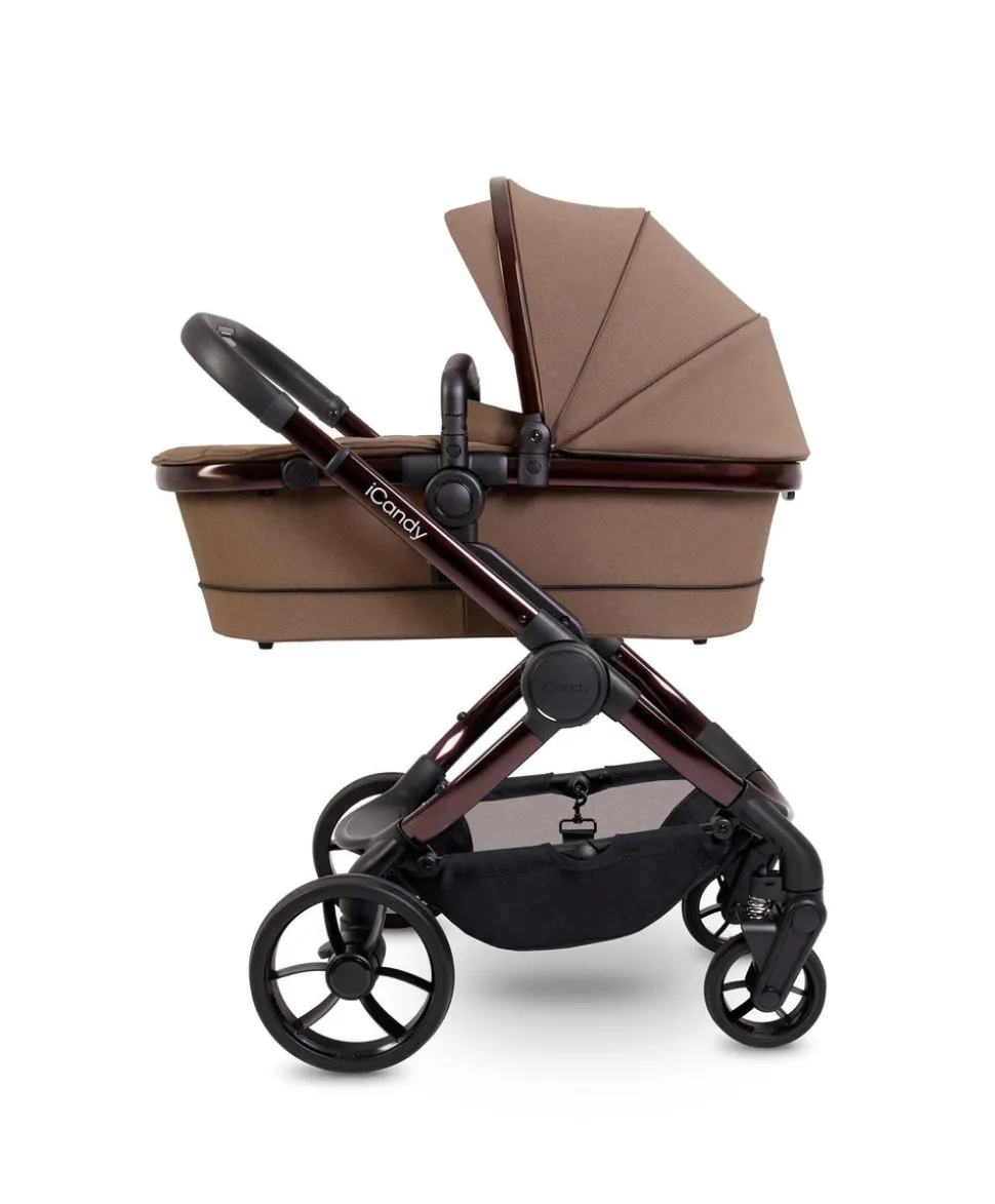 iCandy Peach 7 Complete Pushchair Bundle with Cybex Cloud T Car Seat - Coco