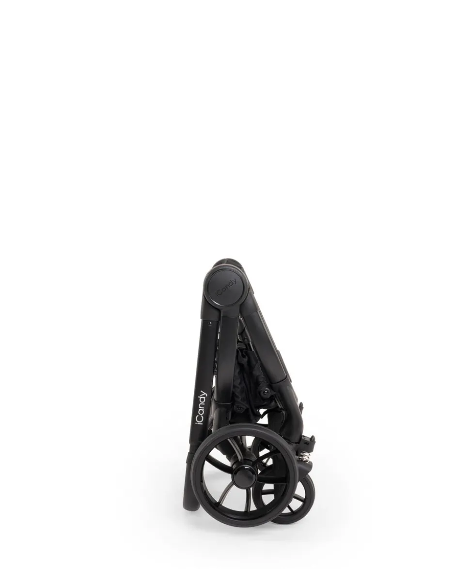 iCandy Peach 7 Complete Pushchair Bundle with Cloud T Car Seat & Base - Black