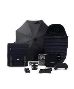 iCandy Peach 7 Complete Pushchair Bundle with Maxi-Cosi Pebble 360 & Base - Black