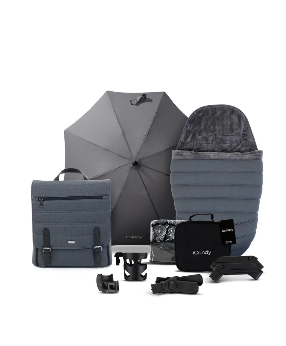 iCandy Peach 7 Complete Pushchair Bundle with Cloud T Car Seat & Base - Truffle