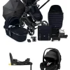 iCandy Peach 7 Complete Pushchair Bundle with Maxi-Cosi Pebble 360 Pro² Car Seat & Base – Black