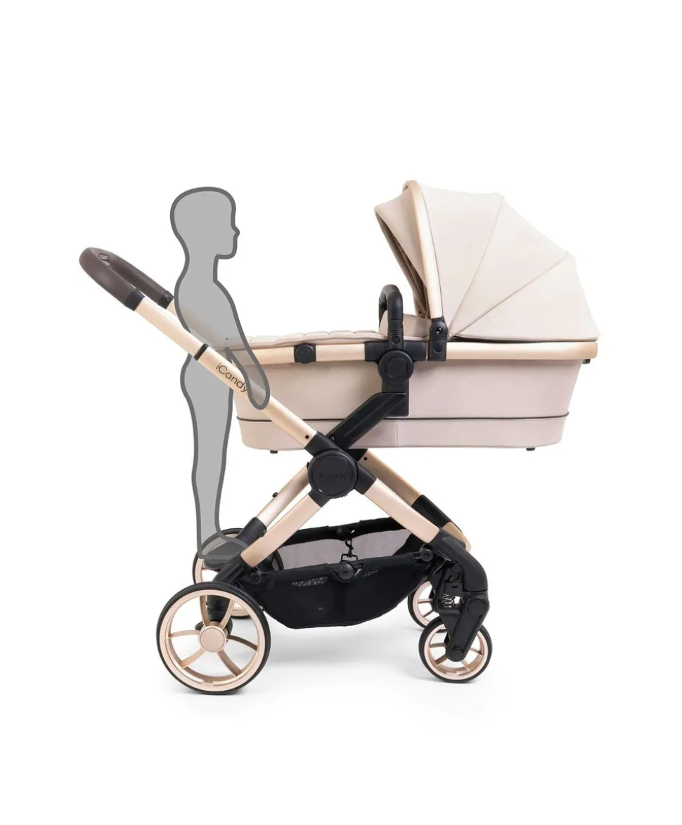 iCandy Peach 7 Complete Pushchair Bundle - Biscotti