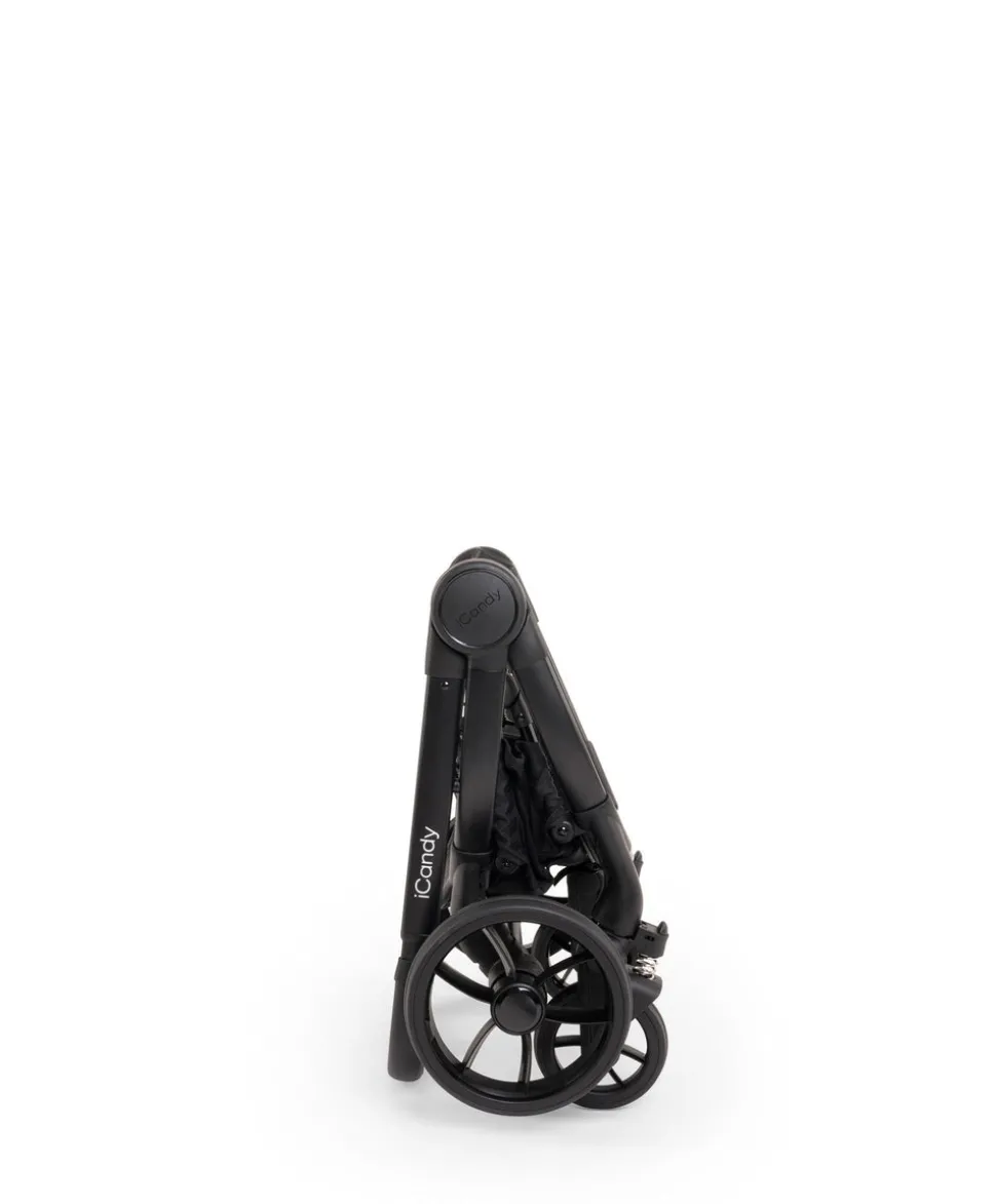 iCandy Peach 7 Complete Pushchair Bundle with Cocoon Car Seat - Black