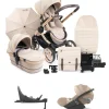 iCandy Peach 7 Complete Pushchair Bundle with Cybex Cloud T Car Seat - Biscotti