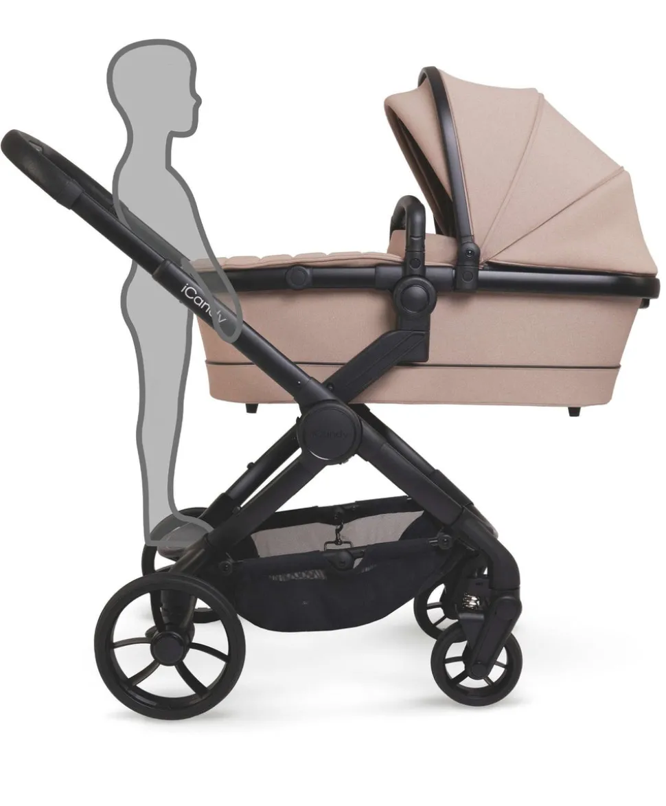 iCandy Peach 7 Complete Pushchair Bundle with Cocoon Car Seat - Cookie/Black