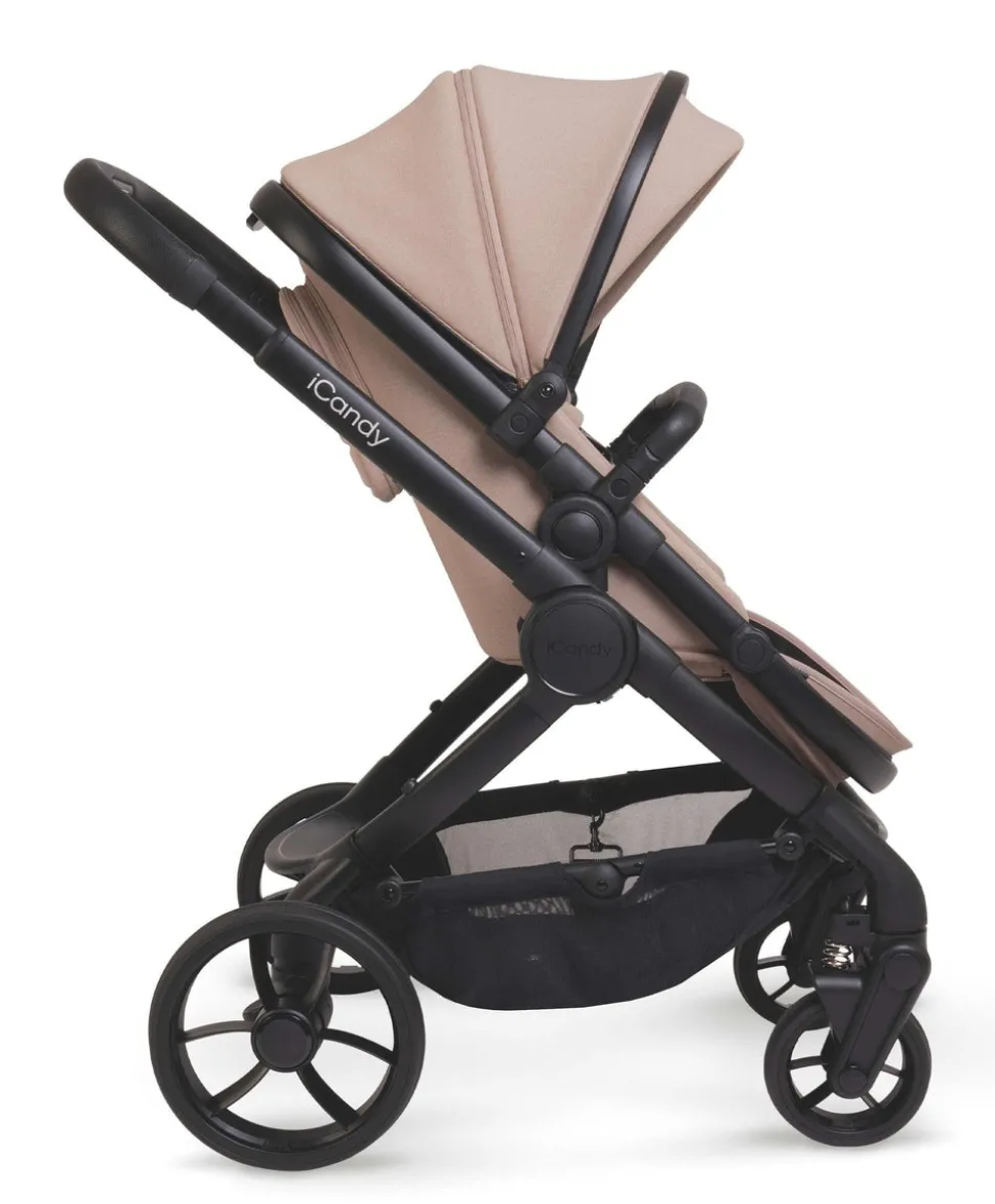 iCandy Peach 7 Complete Pushchair Bundle with Cocoon Car Seat - Cookie/Black
