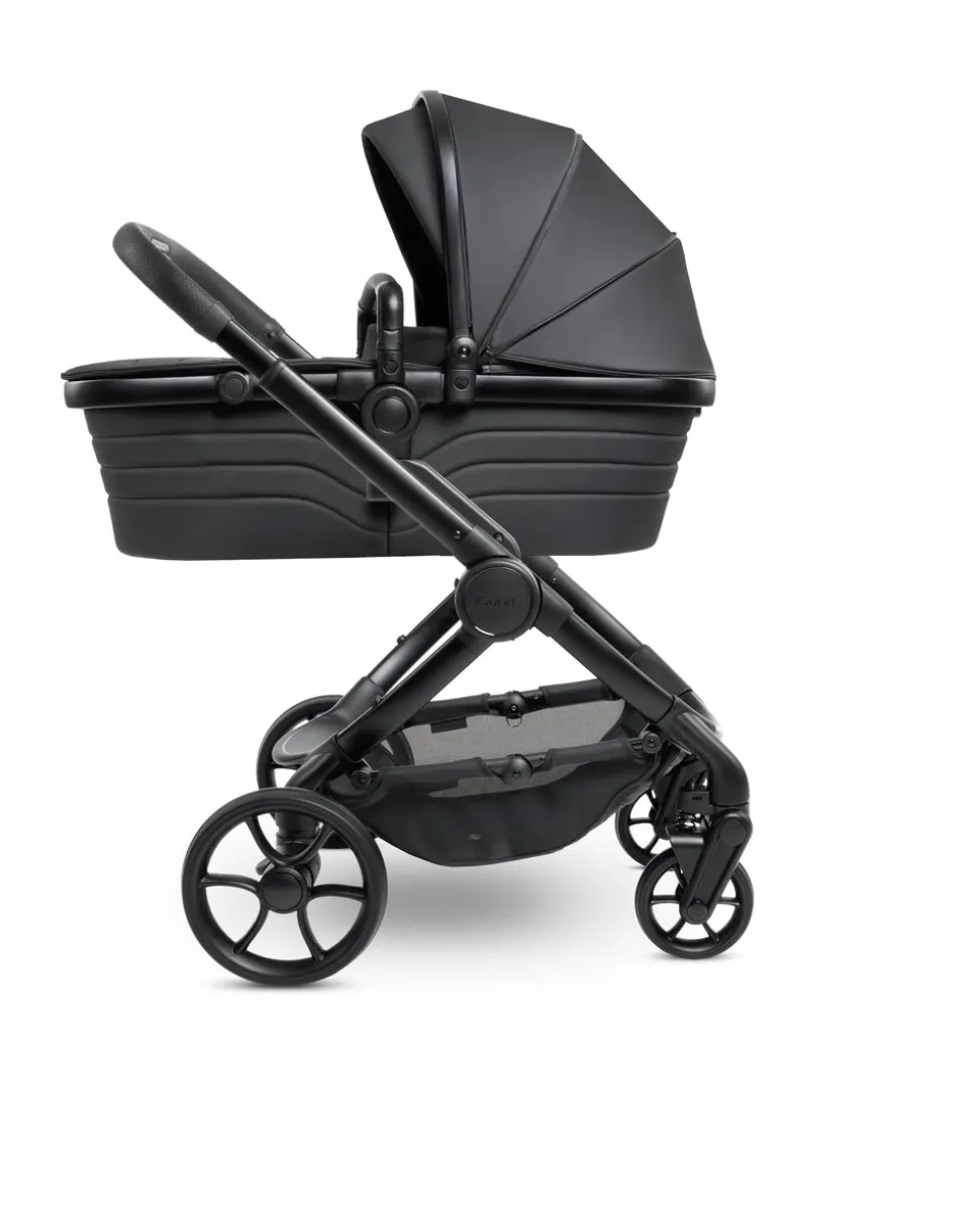 iCandy Peach 7 STUDIO Complete Bundle and Cybex Cloud T i-Size Rotating Car Seat & Base - Black