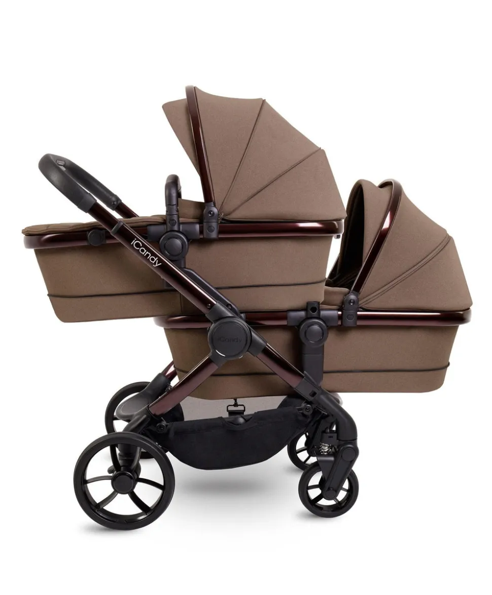iCandy Peach 7 Twin Pushchair Bundle - Coco