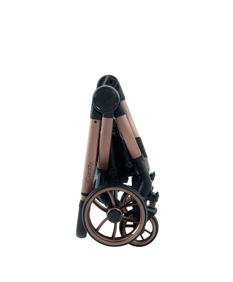 iCandy Peach 7 Twin Pushchair Bundle - Pecan