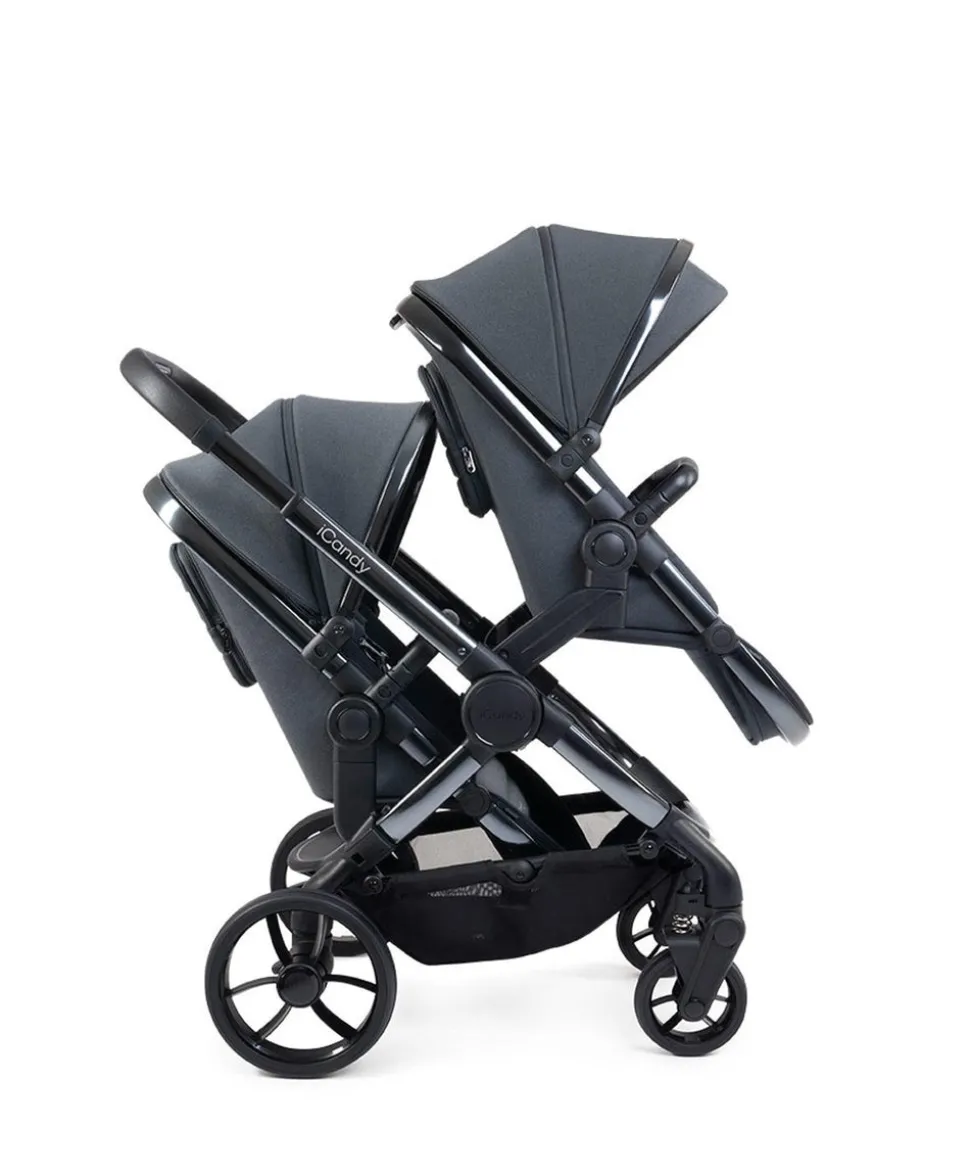 iCandy Peach 7 Twin Pushchair Bundle - Truffle