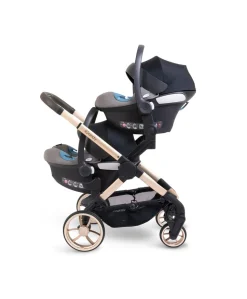 iCandy Peach 7 Twin Pushchair Bundle - Biscotti