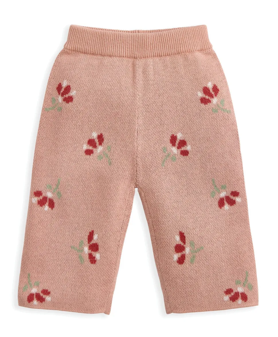 Jacquard Floral Knit Set (2 Pieces)