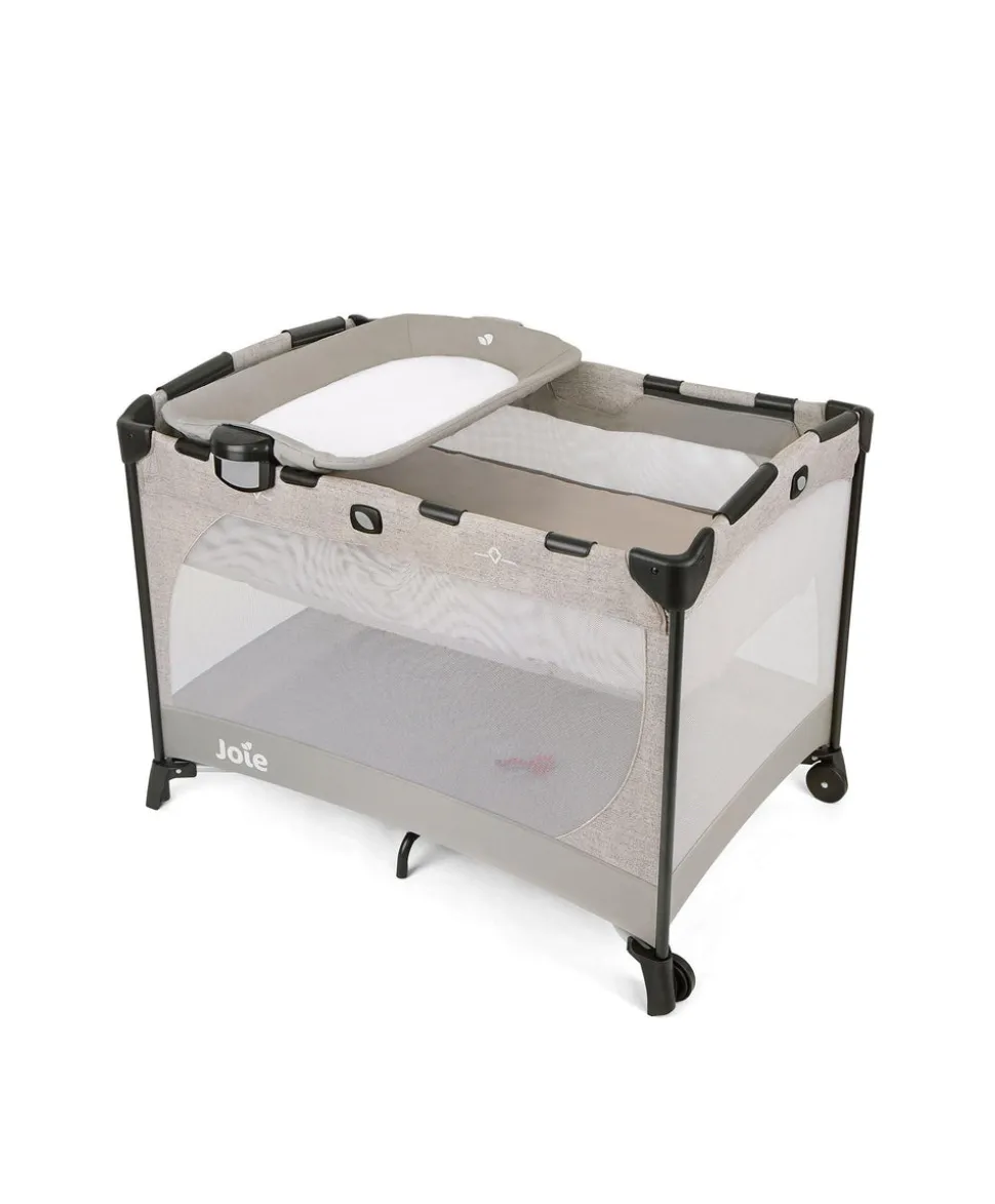 Joie Commuter Change™ Travel Cot - Speckled Grey