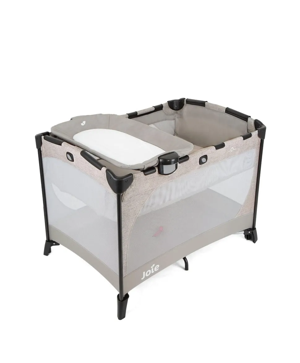 Joie Commuter Change™ Travel Cot - Speckled Grey