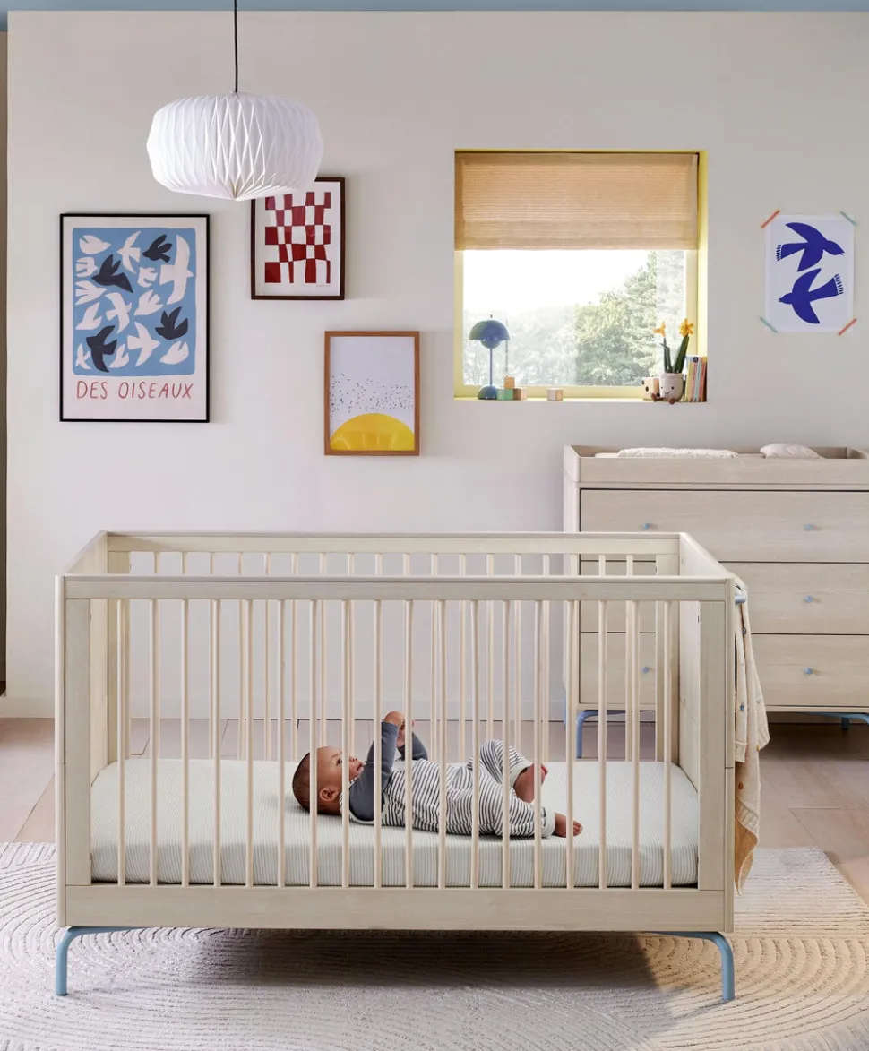 Kinlay Cotbed - Dusty Blue