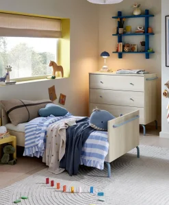 Kinlay Cotbed - Dusty Blue