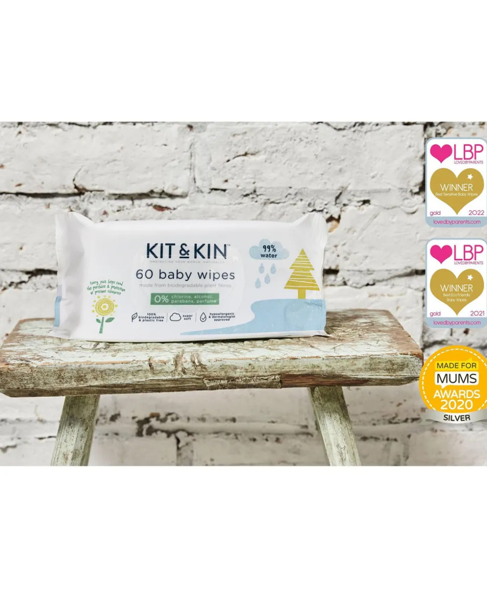 Kit & Kin Biodegradable Baby Wipes